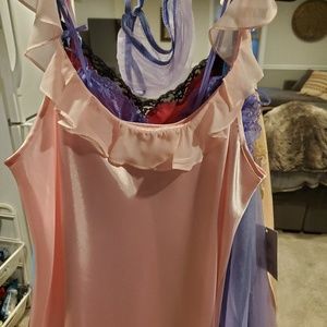Bundle of 5 chemises lingerie/sleepwear, NWT